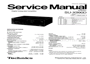 Technics-SUX-990-D-Service-Manual电路原理图.pdf