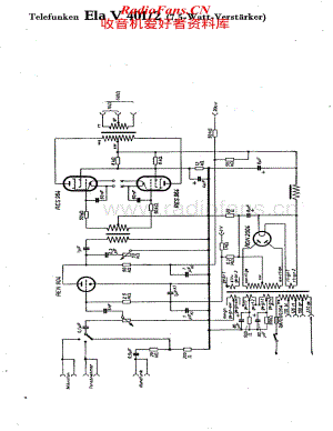 Telefunken-Ela-V401-2-Schematic电路原理图.pdf