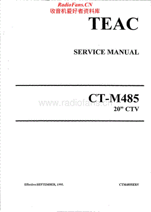 Teac-CT-M485-Service-Manual电路原理图.pdf