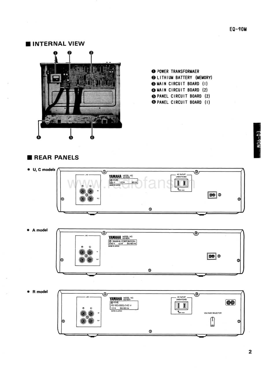 Yamaha-EQ-90-M-Service-Manual电路原理图.pdf_第3页
