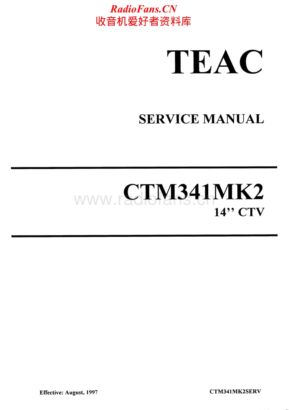 Teac-CT-341-Mk2-Service-Manual电路原理图.pdf_第1页