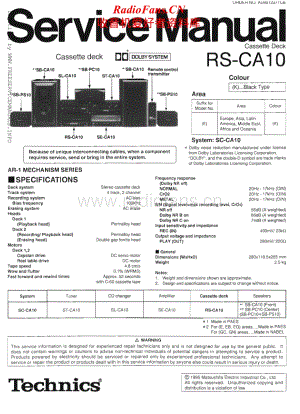 Technics-RSCA-10-Service-Manual电路原理图.pdf