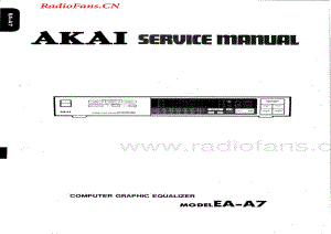 Akai-EAA7-eq-sm维修电路图 手册.pdf