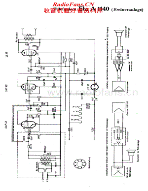 Telefunken-Ela-A1140-Schematic电路原理图.pdf