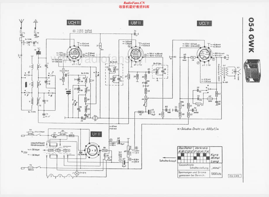Telefunken-054-GWK-Schematic-2电路原理图.pdf_第1页