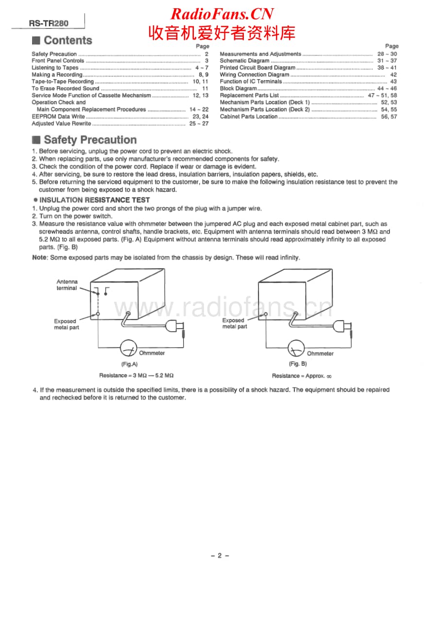 Technics-RSTR-280-Service-Manual电路原理图.pdf_第2页