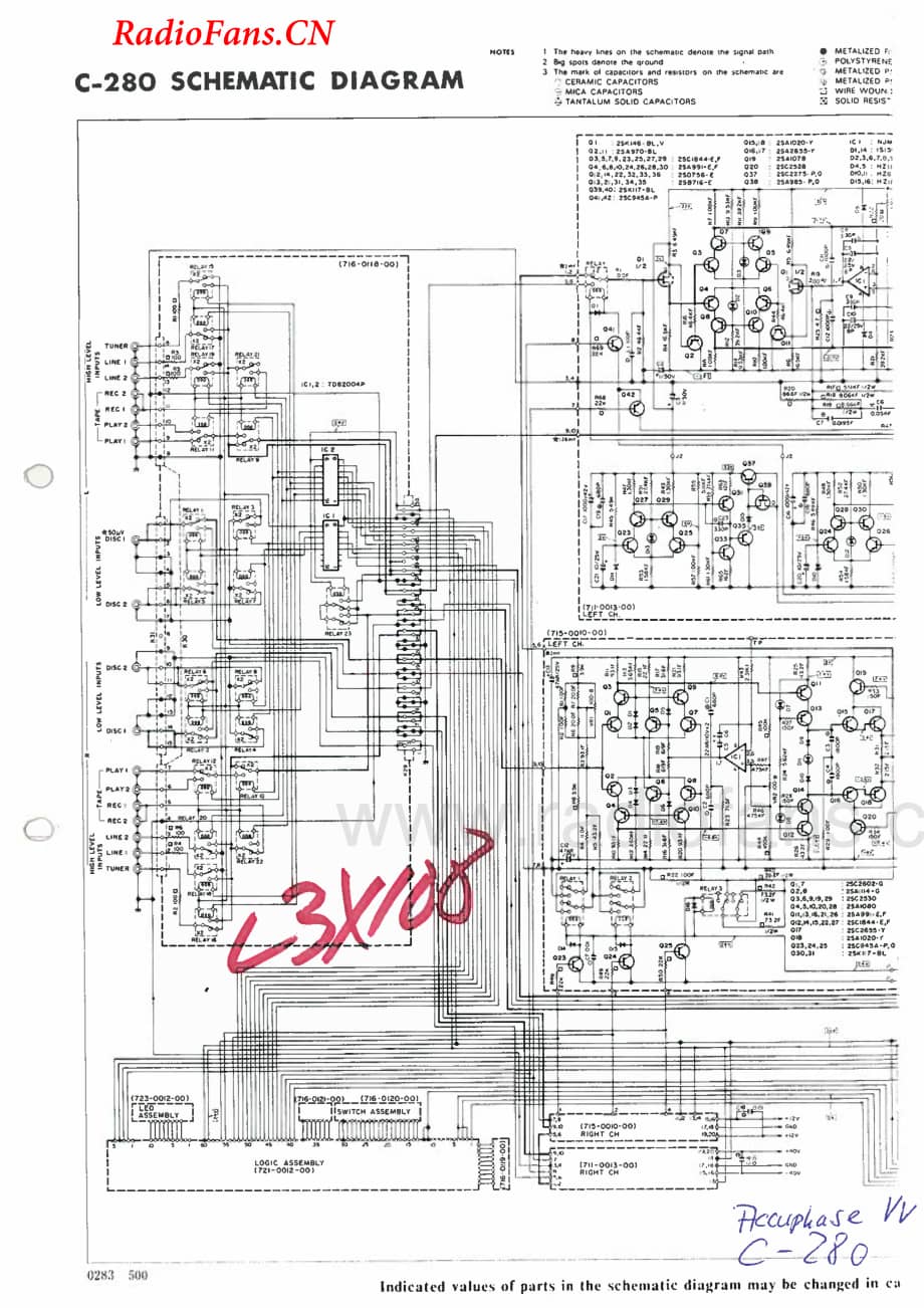 Accuphase-C280-int-sch维修电路图 手册.pdf_第1页