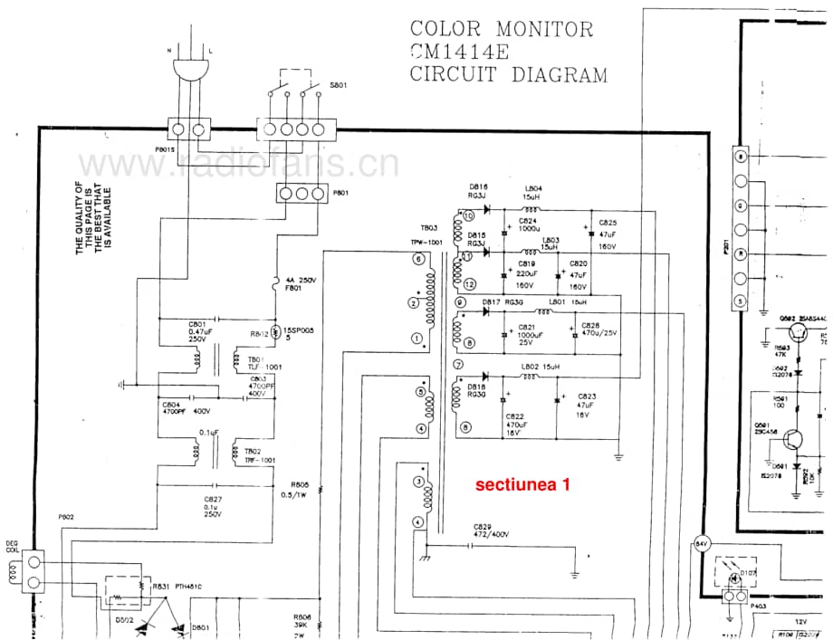 Telefunken-CM-1414-E-Schematic电路原理图.pdf_第3页