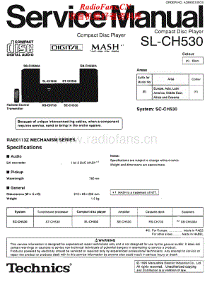 Technics-SLCH-530-Service-Manual电路原理图.pdf