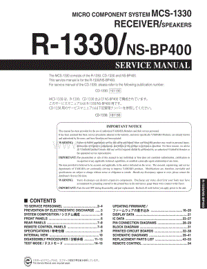Yamaha-R-1330-Service-Manual电路原理图.pdf