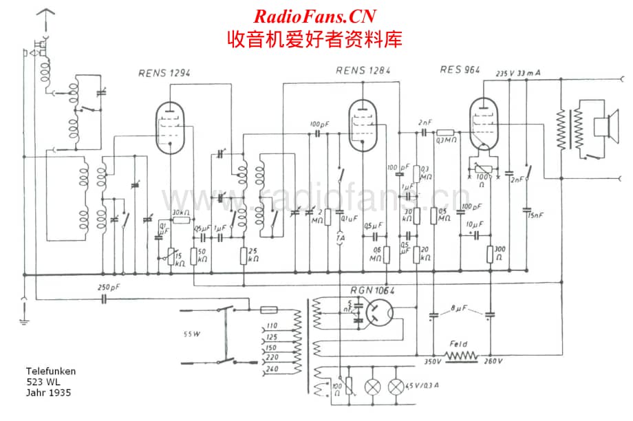 Telefunken-523-WL-Schematic电路原理图.pdf_第1页
