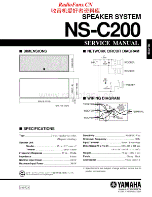 Yamaha-NSC-200-Service-Manual电路原理图.pdf
