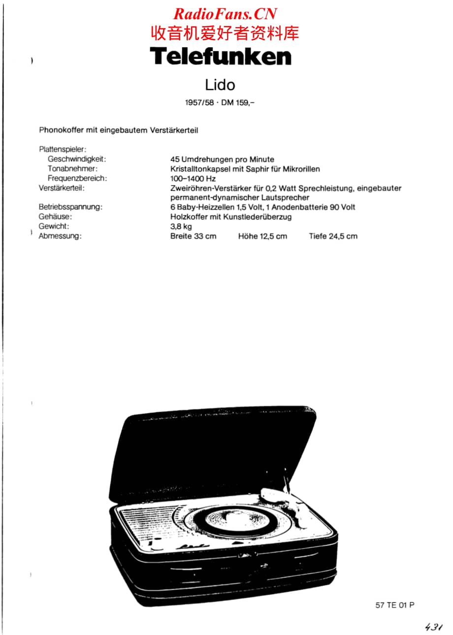 Telefunken-Lido-Schematic电路原理图.pdf_第1页