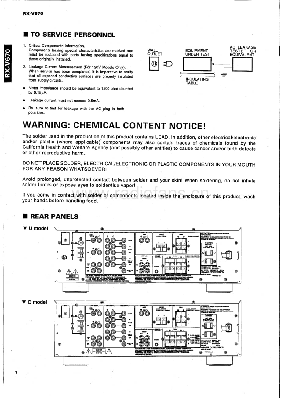 Yamaha-RXV-670-Service-Manual电路原理图.pdf_第2页