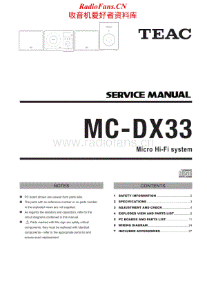 Teac-MC-DX33-Service-Manual电路原理图.pdf