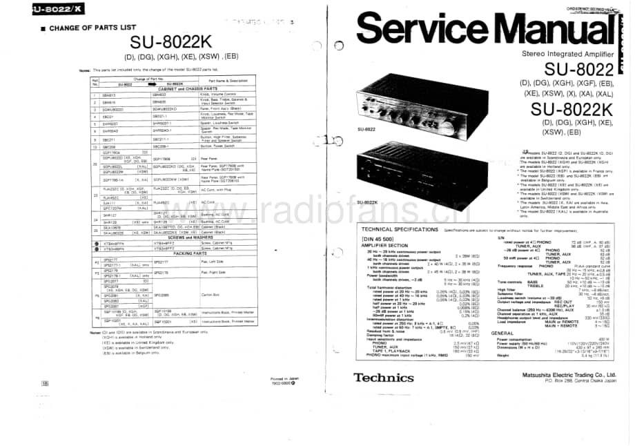 Technics-SU-8022-Service-Manual电路原理图.pdf_第1页