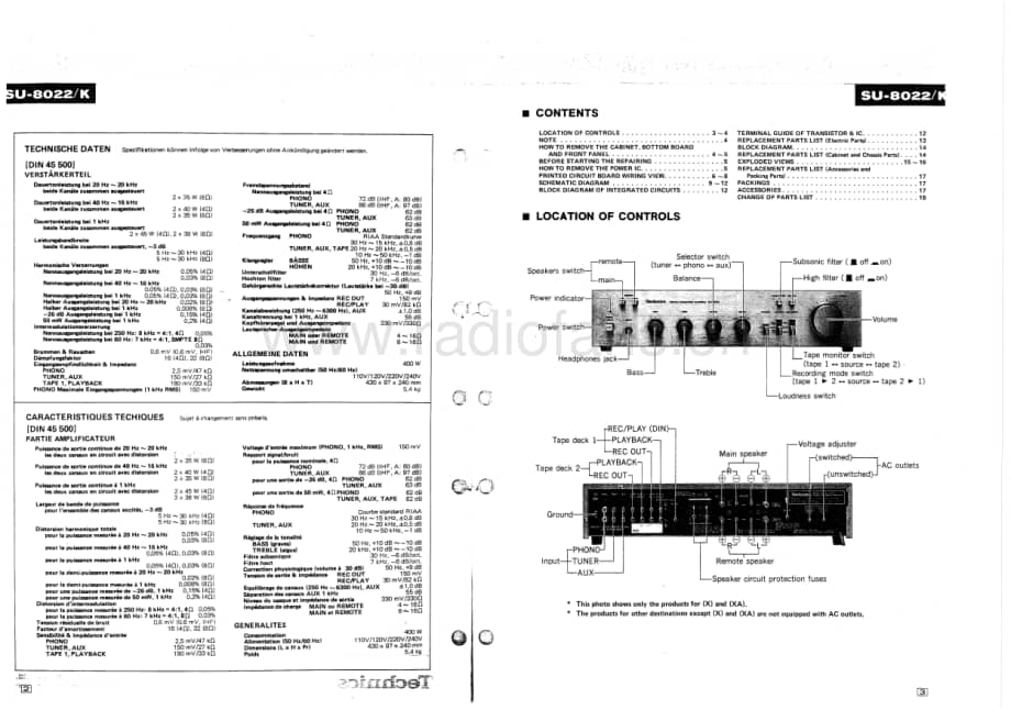 Technics-SU-8022-Service-Manual电路原理图.pdf_第2页