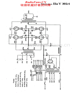 Telefunken-Ela-V302-1-Schematic电路原理图.pdf