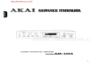Akai-AMU04-int-sm维修电路图 手册.pdf