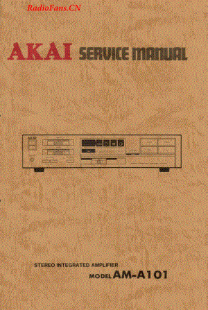 Akai-AMA101-int-sm维修电路图 手册.pdf