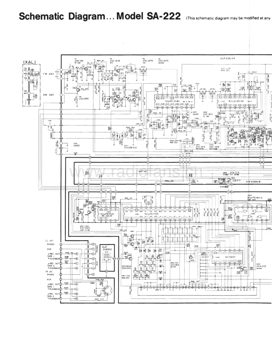 Technics-SA-222-Schematics电路原理图.pdf_第1页