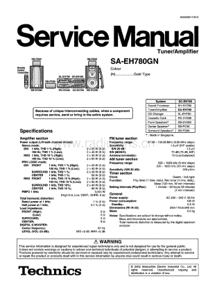 Technics-SAEH-780-GN-Service-Manual电路原理图.pdf