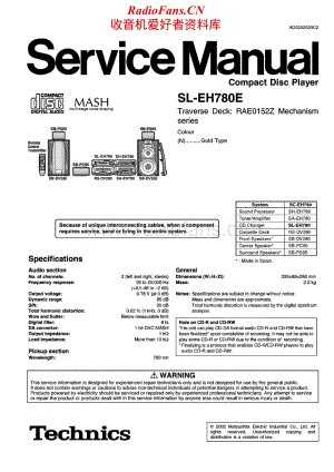 Technics-SLEH-780-Service-Manual电路原理图.pdf
