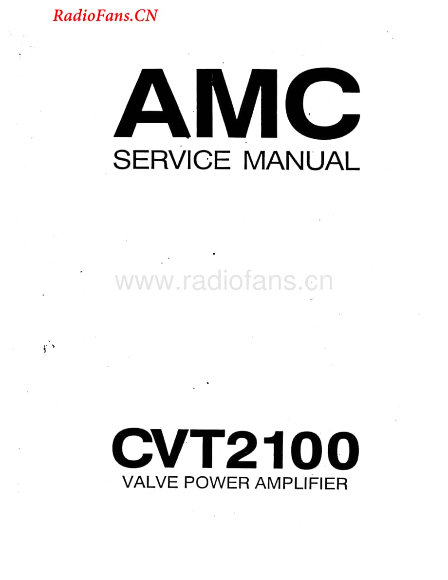 Amc-2100-pre-sm维修电路图 手册.pdf_第1页