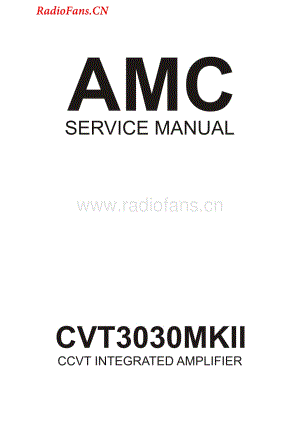 Amc-CVT3030MKll-int-sm维修电路图 手册.pdf