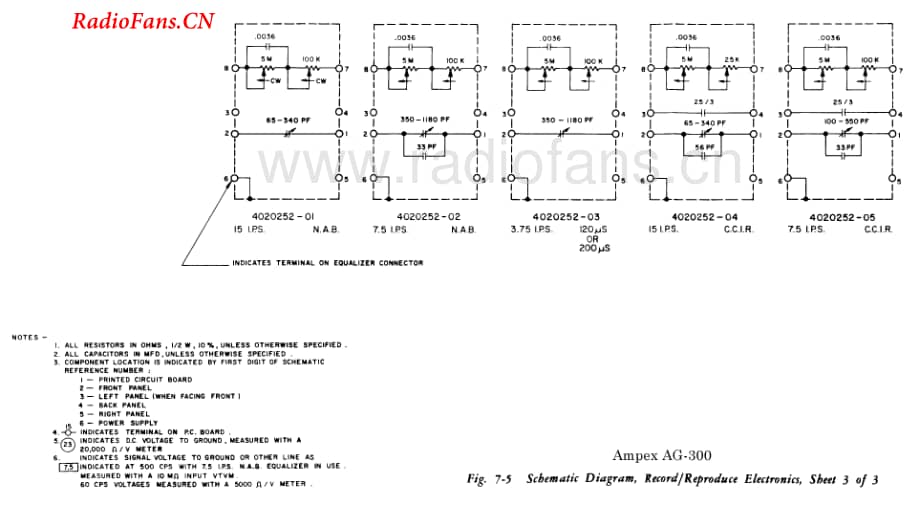 Ampex-AG300-tape-sch维修电路图 手册.pdf_第3页