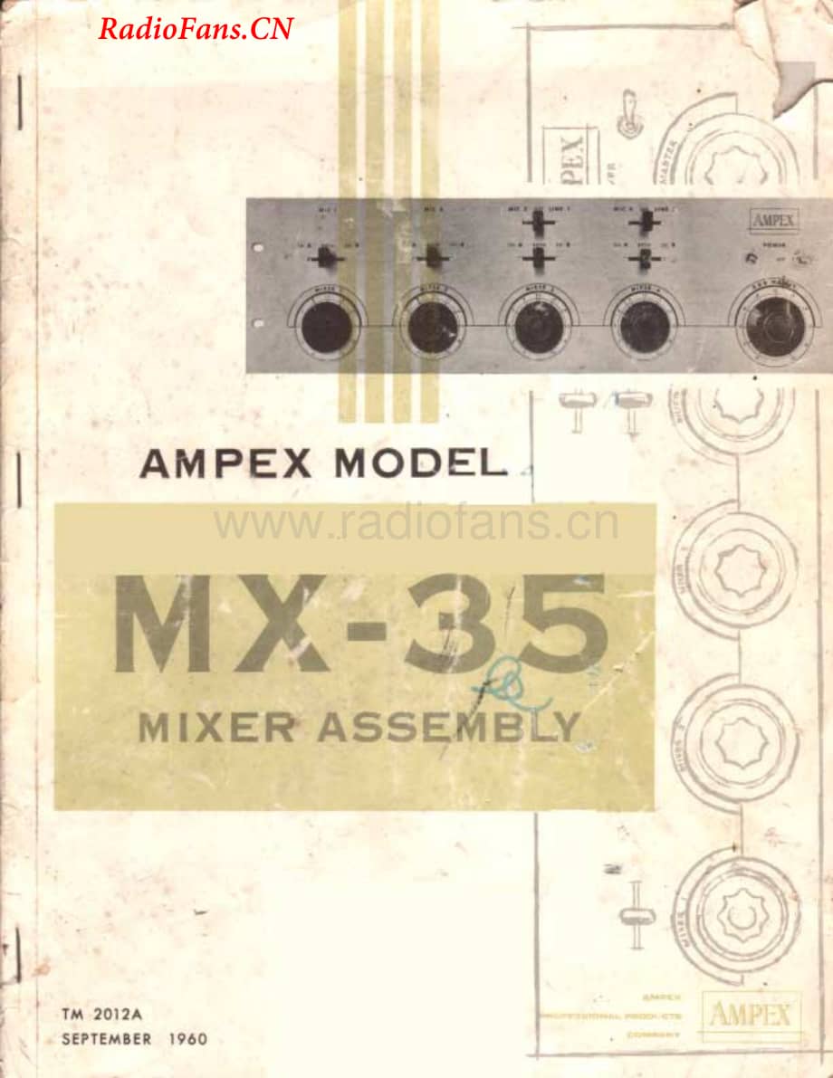 Ampex-MX35-mix-sm2维修电路图 手册.pdf_第1页