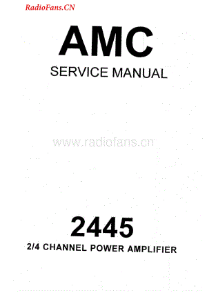Amc-2445-pwr-sm维修电路图 手册.pdf
