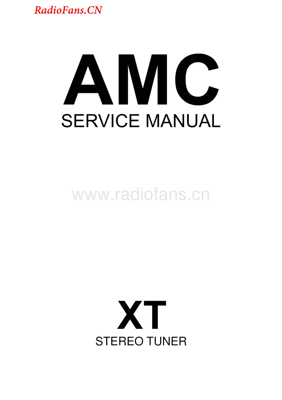 Amc-XT-tun-sm维修电路图 手册.pdf_第1页