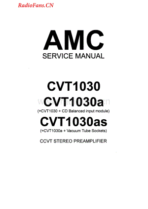 Amc-CVT1030A-pre-sm维修电路图 手册.pdf