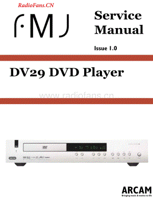 Arcam-DV29-dvd-sm维修电路图 手册.pdf