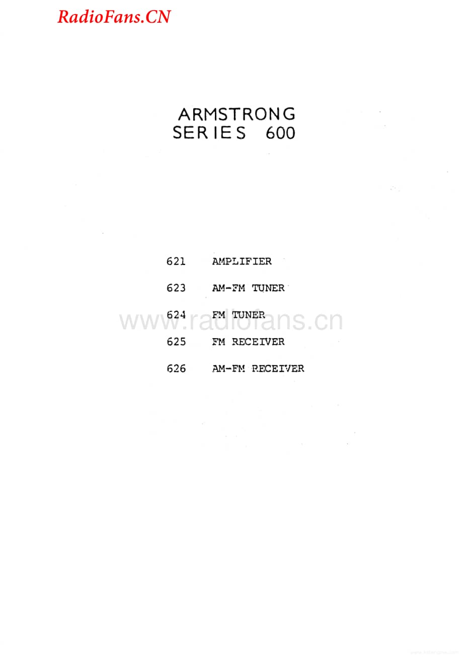 Armstrong-600series-int-sm维修电路图 手册.pdf_第1页