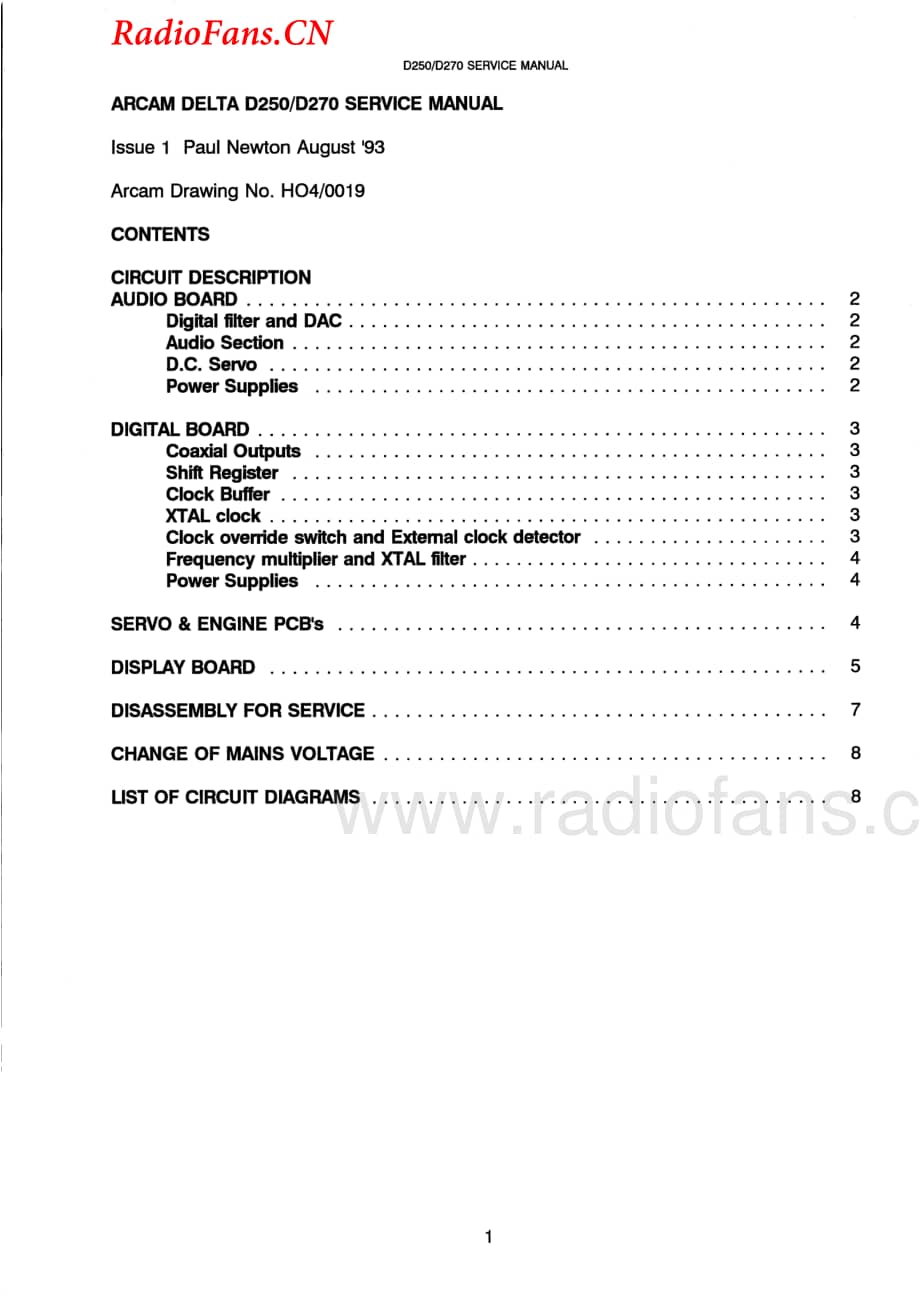 Arcam-Delta270-cd-sm维修电路图 手册.pdf_第2页