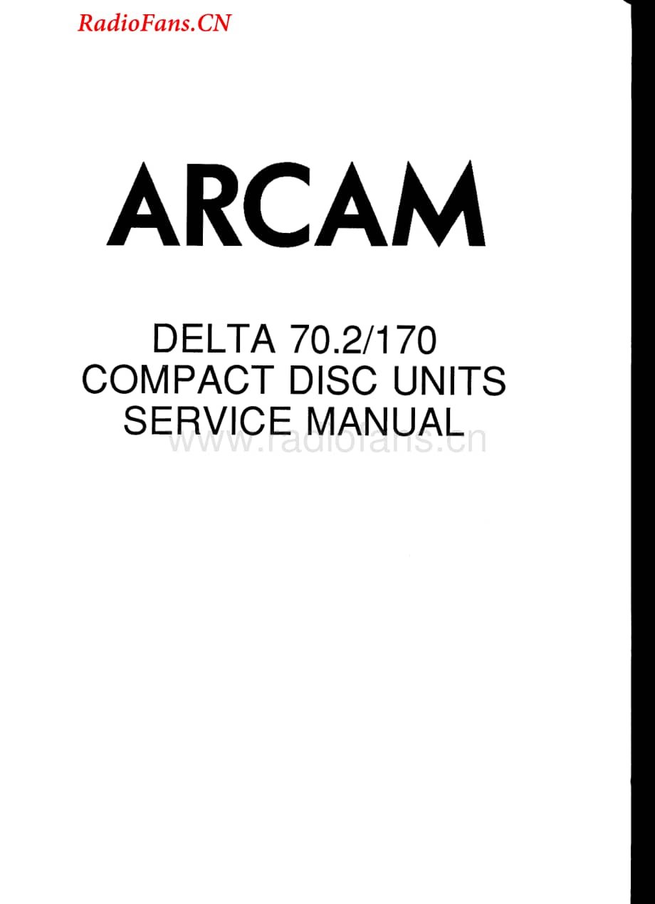 Arcam-170-cd-sm维修电路图 手册.pdf_第1页