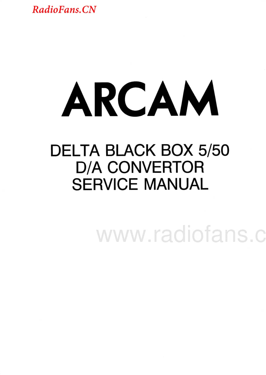 Arcam-BlackBox5.50-dac-sm维修电路图 手册.pdf_第1页