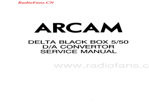 Arcam-BlackBox5.50-dac-sm维修电路图 手册.pdf