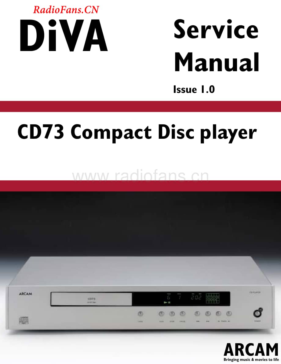 Arcam-CD73-cd-sm维修电路图 手册.pdf_第1页