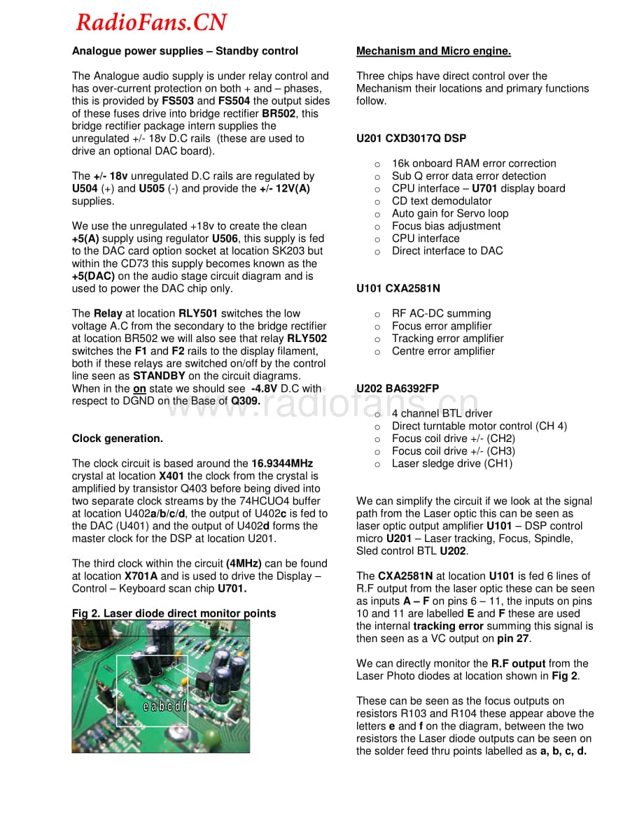 Arcam-CD73-cd-sm维修电路图 手册.pdf_第3页