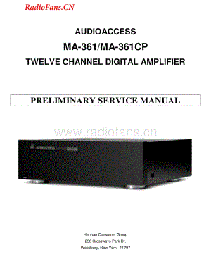 AudioAccess-MA361CP-pwr-sm维修电路图 手册.pdf