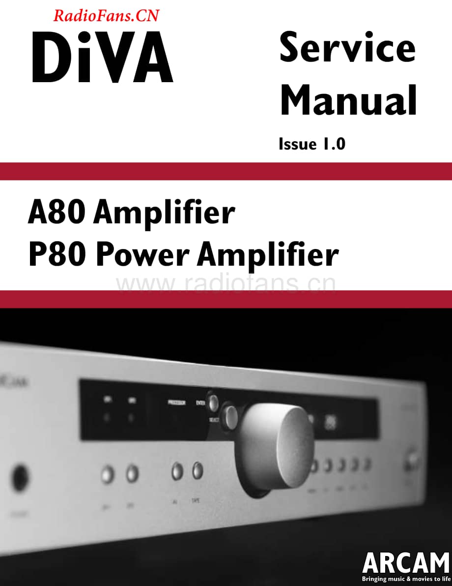 Arcam-DivaP80-pwr-sm维修电路图 手册.pdf_第1页