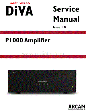 Arcam-P1000-pwr-sm维修电路图 手册.pdf
