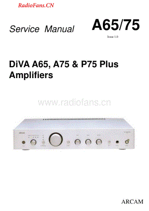 Arcam-DivaA65-int-sm维修电路图 手册.pdf