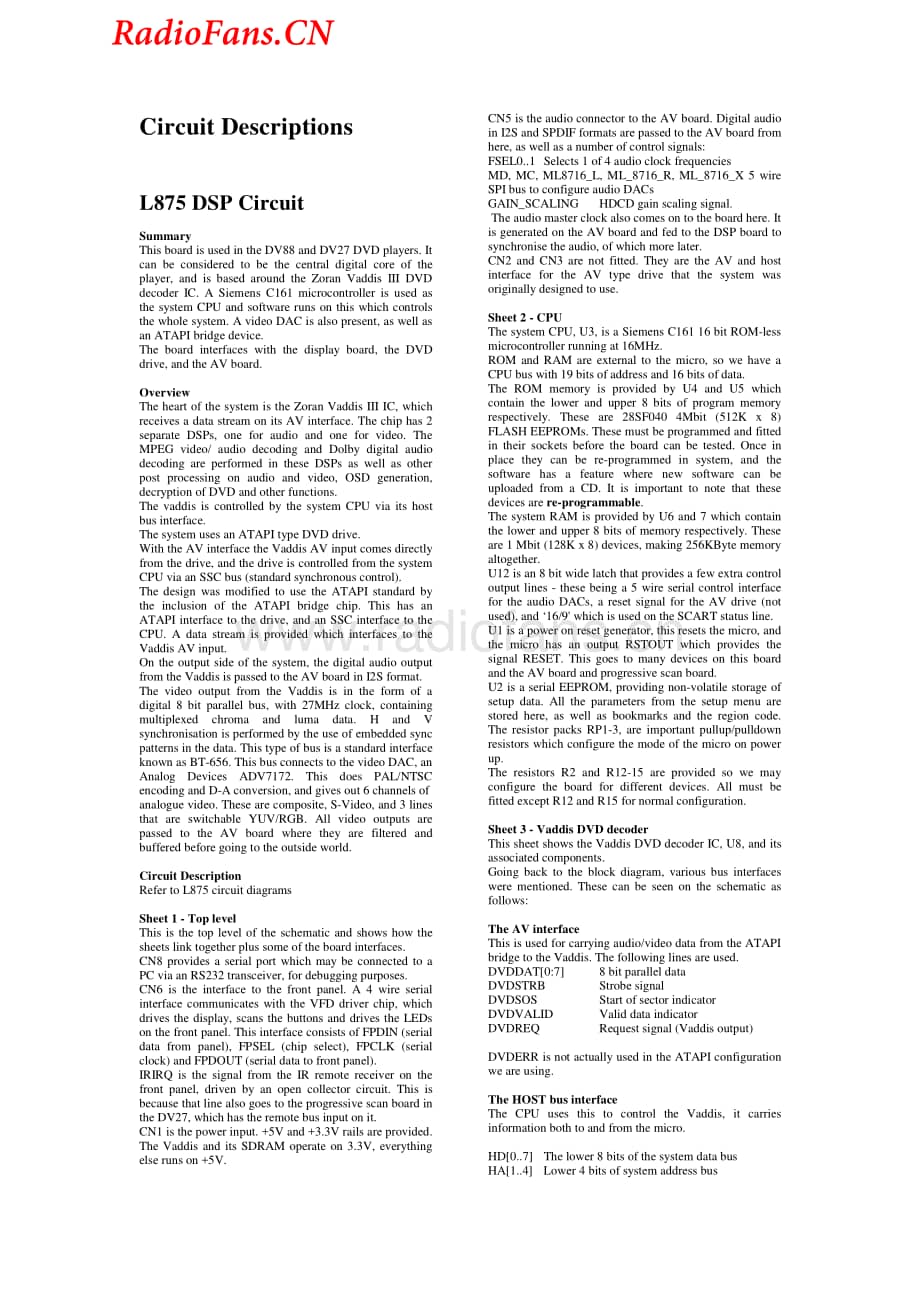 Arcam-DV88-dvd-sm维修电路图 手册.pdf_第3页