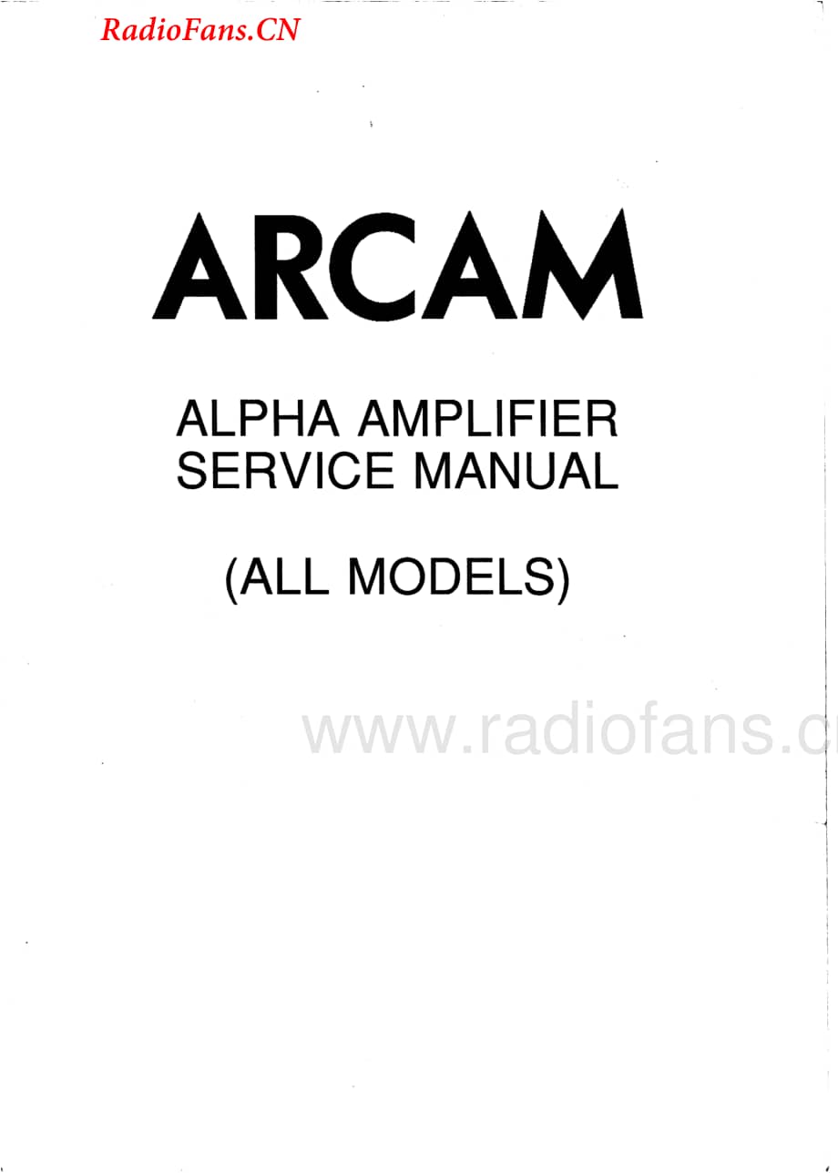 Arcam-Alpha-Amplifier-all-models-sm维修电路图 手册.pdf_第1页