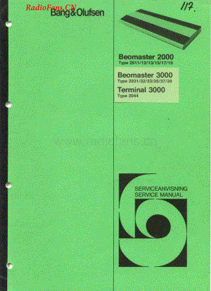B&O-Beomaster2000-type-291x维修电路图 手册.pdf