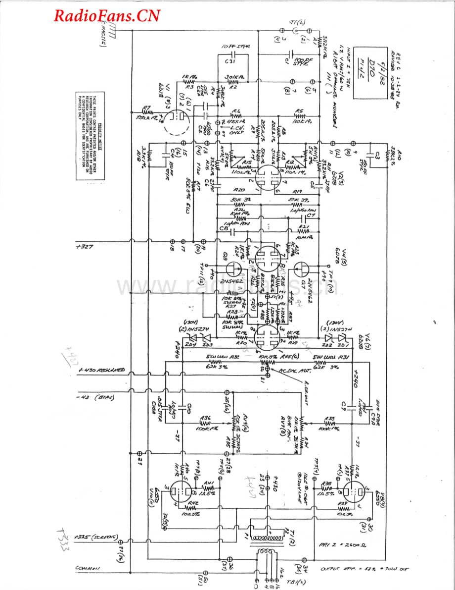 AudioResearch-D70-pwr-sch维修电路图 手册.pdf_第2页